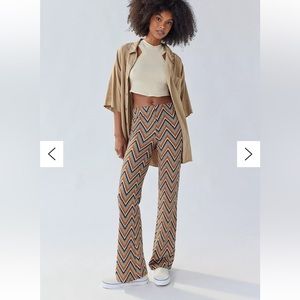 Urban outfitters UO flare print pants small retro